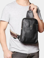 Minimalist Leather Shoulder Bag - North & Row