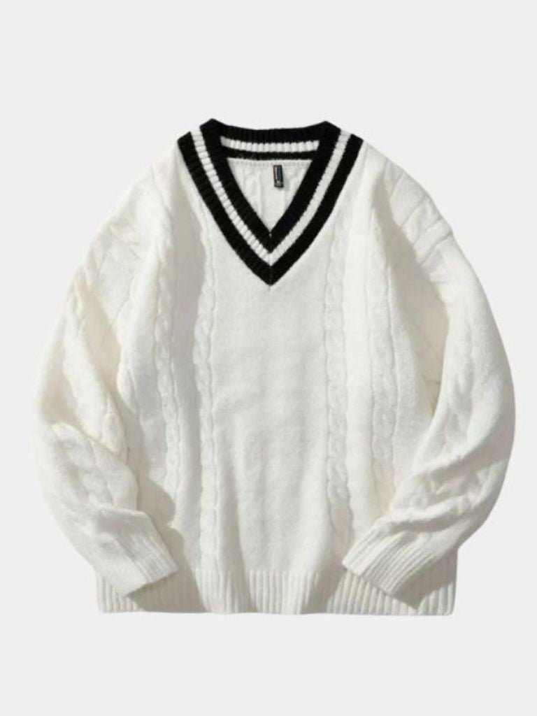 Minimalist V-Neck Sweater - North & Row