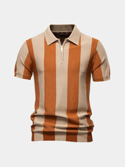 Navy Stripe Polo - North & Row