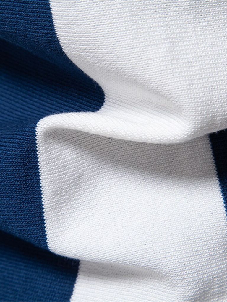 Navy Stripe Polo - North & Row
