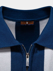 Navy Stripe Polo - North & Row