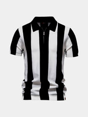 Navy Stripe Polo - North & Row