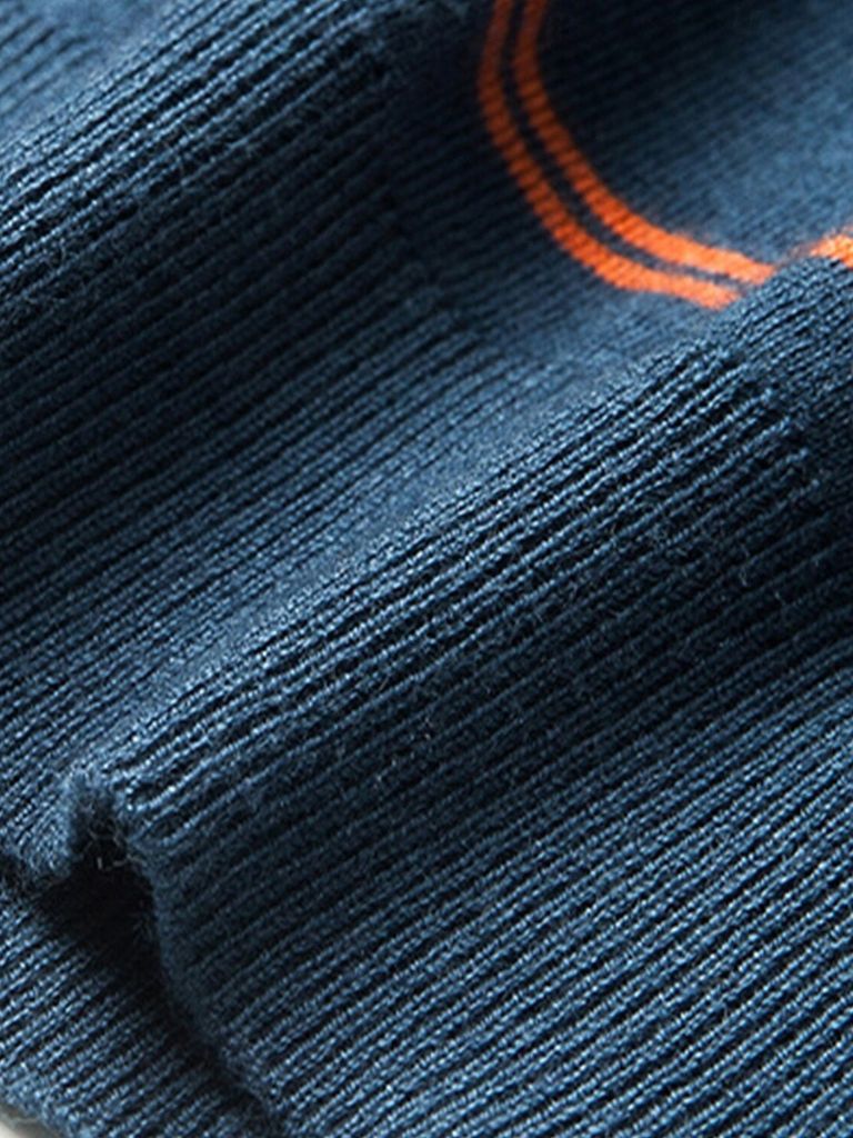 Navy Sunset Striped Polo - North & Row