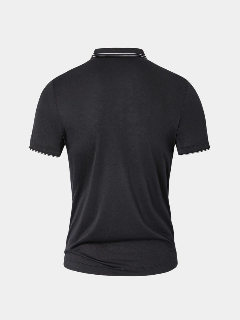 Obsidian Trim Polo – North & Row