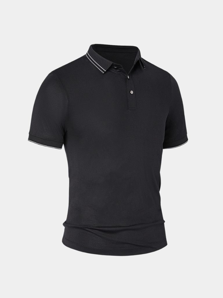 Obsidian Trim Polo – North & Row