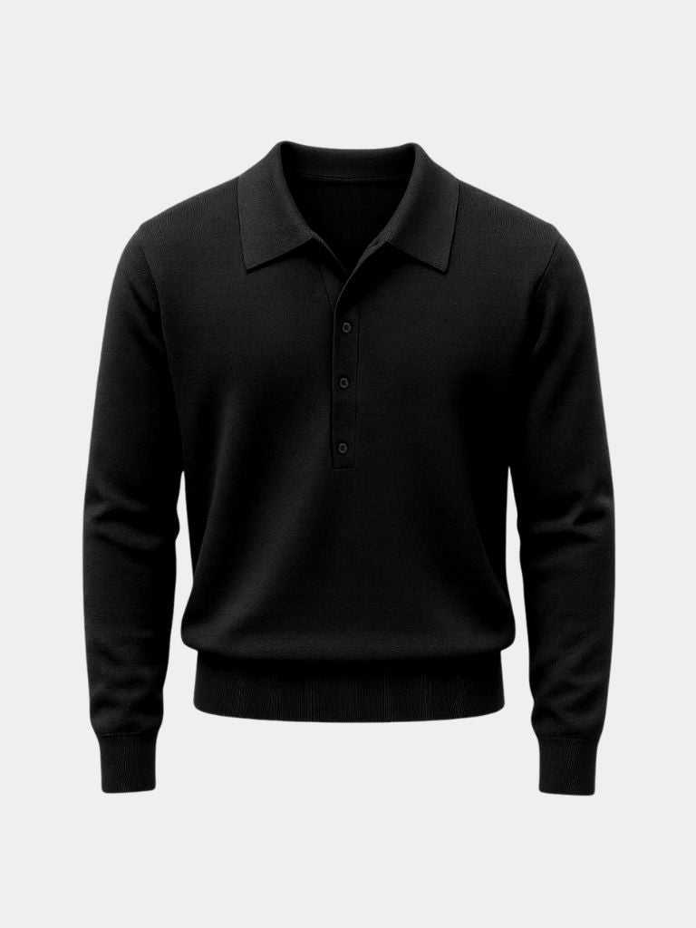Old Money Knit Polo Pullover - North & Row