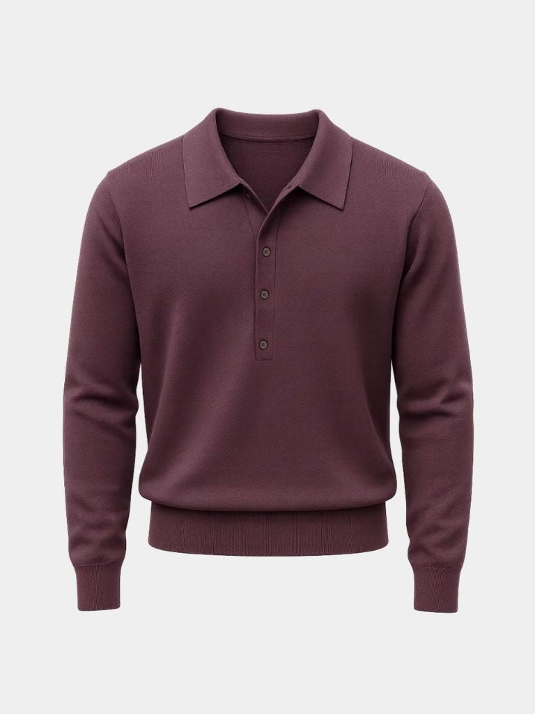 Old Money Knit Polo Pullover - North & Row