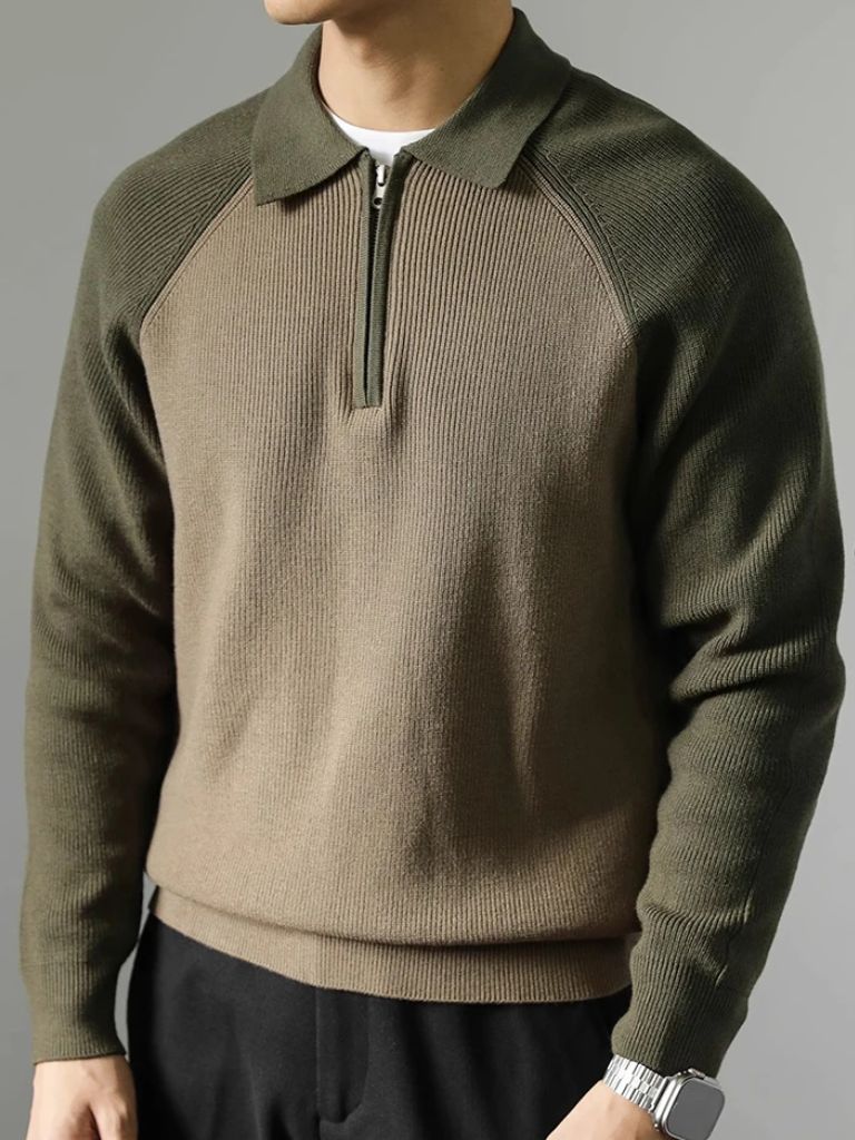 Raglan Quarter Zip Sweater - North & Row