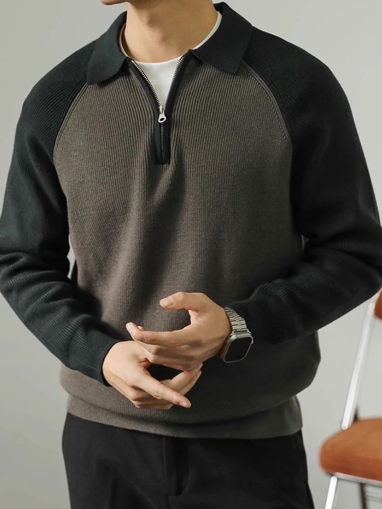 Raglan Quarter Zip Sweater - North & Row