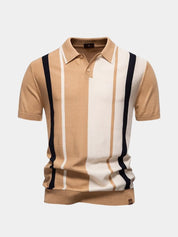 Retro Stripe Polo – North & Row