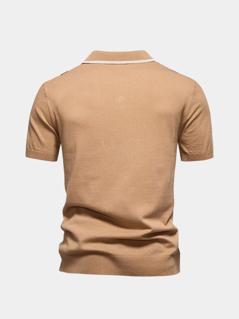 Retro Stripe Polo – North & Row