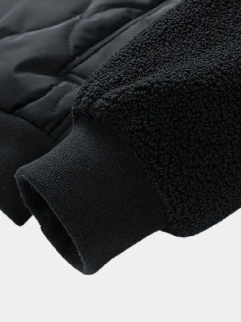 Sherpa Sleeves Padded Bomber Jacket - North & Row