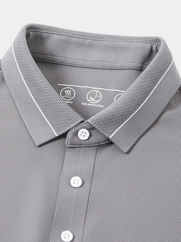 Steel Grey Polo – North & Row