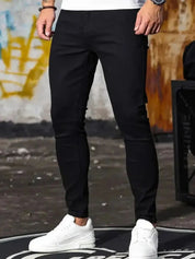 Stretchy Skinny Denim Jeans Trousers - North & Row