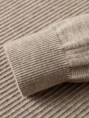 Stripe Quarter Zip Wool Sweater - North & Row