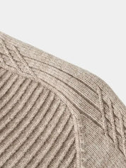 Stripe Quarter Zip Wool Sweater - North & Row