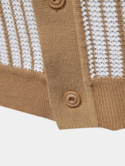 Striped Knit Polo Shirt - North & Row