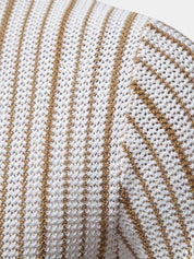 Striped Knit Polo Shirt - North & Row