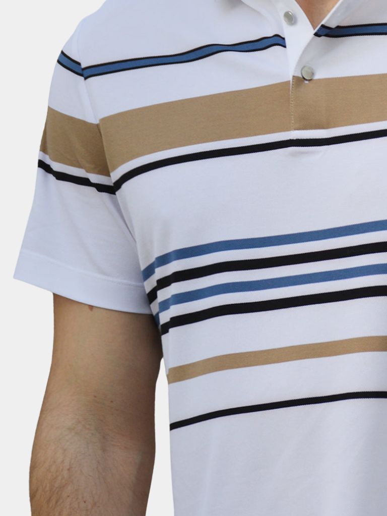 Sunset Stripe Polo – North & Row
