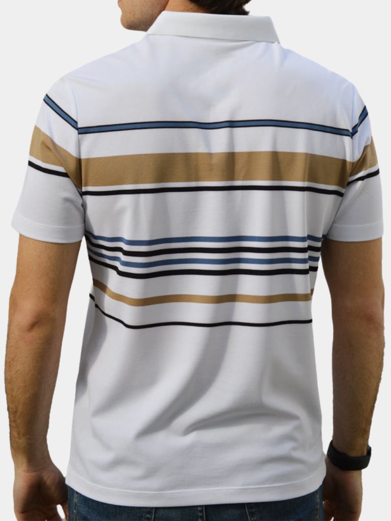Sunset Stripe Polo – North & Row
