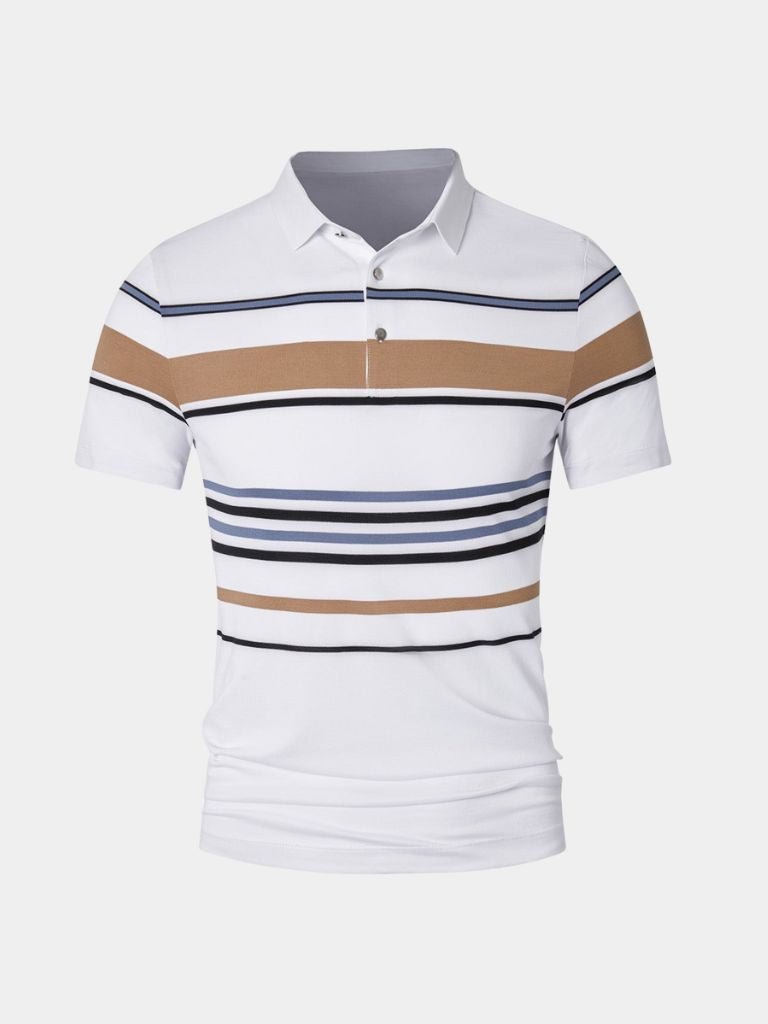 Sunset Stripe Polo – North & Row