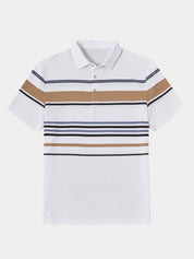 Sunset Stripe Polo – North & Row