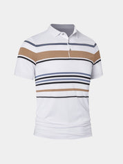 Sunset Stripe Polo – North & Row