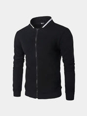 Textured Casual Bomber Jacket - North & Row