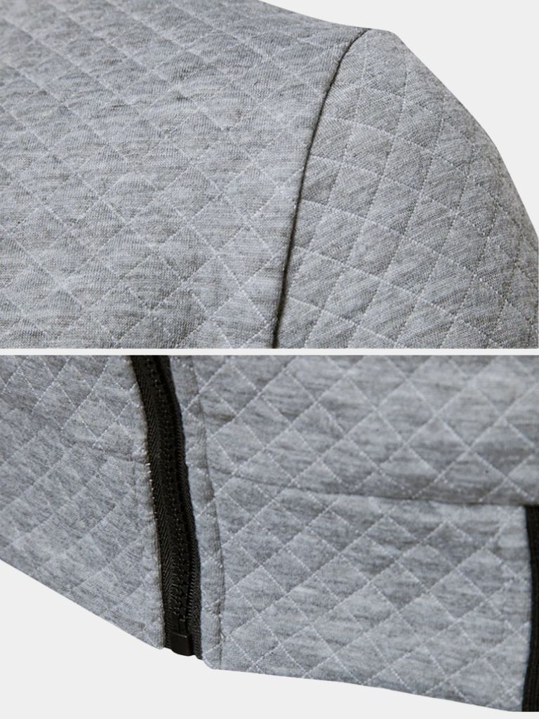 Textured Casual Bomber Jacket - North & Row