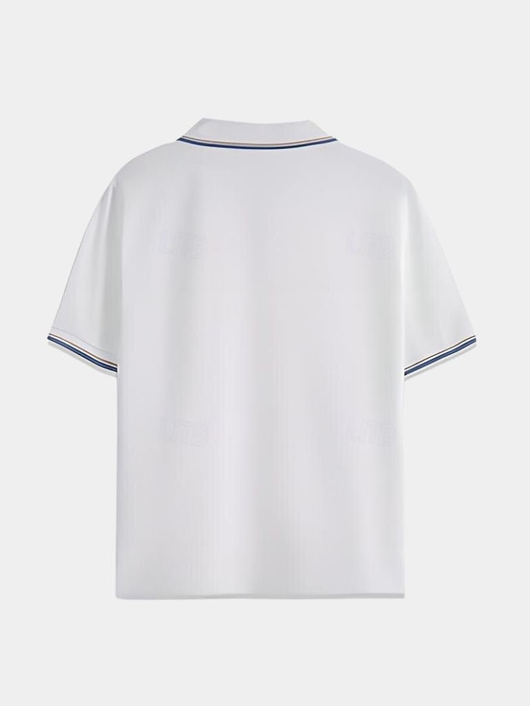 Timeless Black V-Neck Polo - North & Row