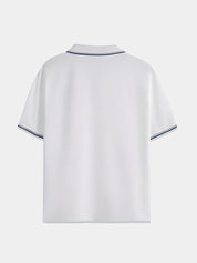 Timeless Black V-Neck Polo - North & Row