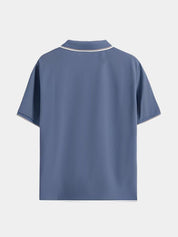 Timeless Black V-Neck Polo - North & Row