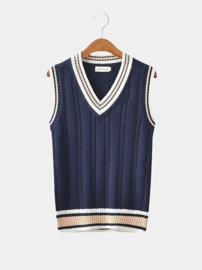 V Neck Elegant Knit Vest - North & Row