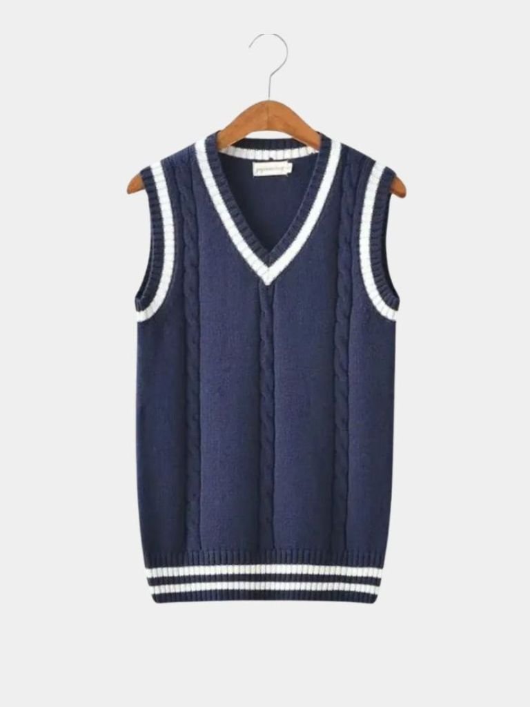 V Neck Elegant Knit Vest - North & Row