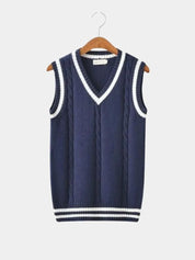 V Neck Elegant Knit Vest - North & Row