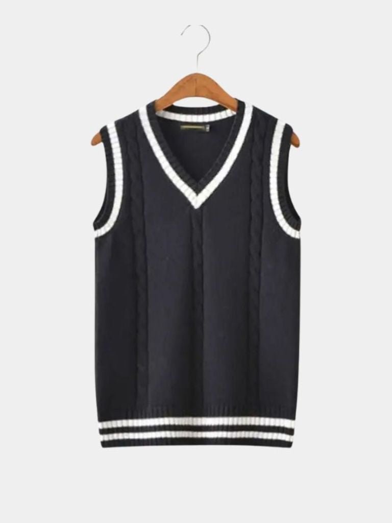 V Neck Elegant Knit Vest - North & Row