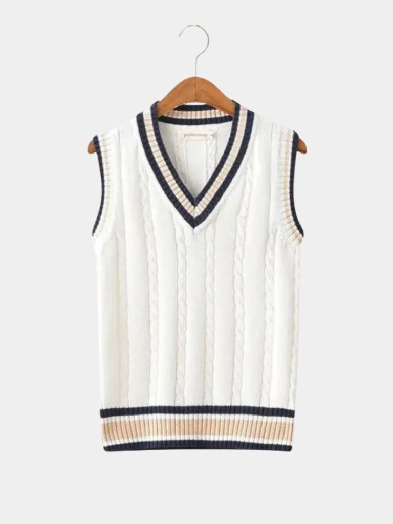 V Neck Elegant Knit Vest - North & Row