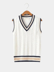 V Neck Elegant Knit Vest - North & Row