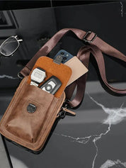 Vintage Mini Leather Crossbody Shoulder Bag - North & Row