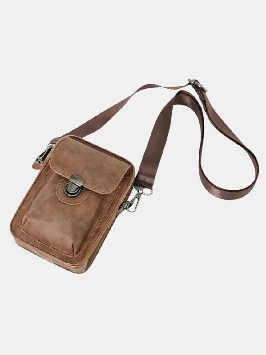 Vintage Mini Leather Crossbody Shoulder Bag - North & Row