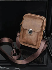 Vintage Mini Leather Crossbody Shoulder Bag - North & Row