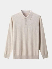 Wool Knit Button Up Polo Pullover - North & Row