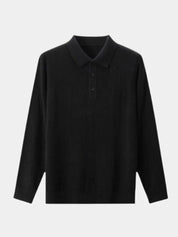 Wool Knit Button Up Polo Pullover - North & Row