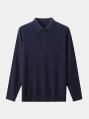 Wool Knit Button Up Polo Pullover - North & Row